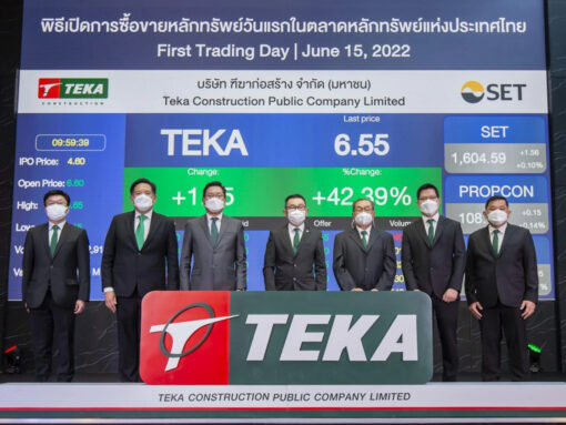 Team previous involvement in our project. – TEKA First Trading Day